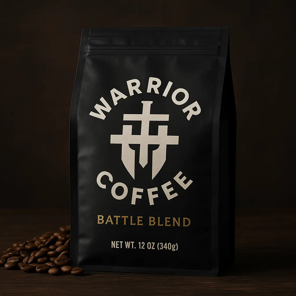 Launch Warrior Coffee — Fuel Courage, Defend the Innocent - Image 2